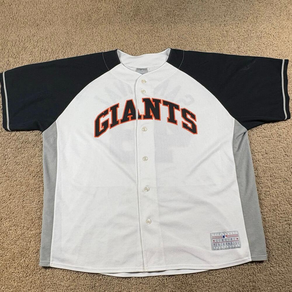 San Francisco Giants Jersey Sandoval #48 White Black Gray MLB Size 2XL